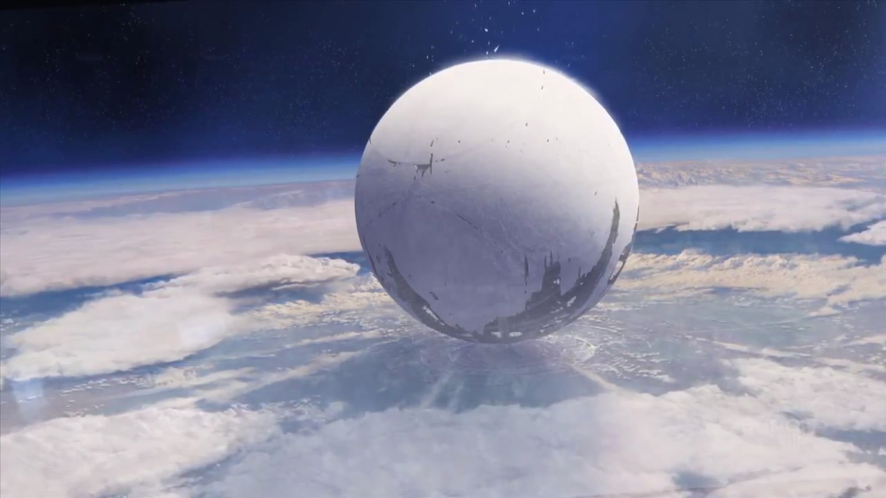 The mysterious sphere still hangs where it made its last stand... low above the Earth, keeping silent watch.